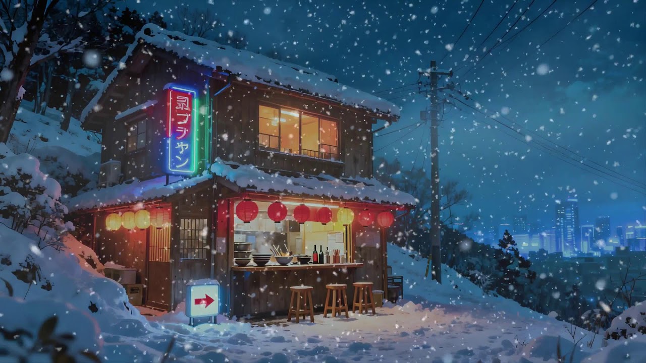 Midnight Ramen & Coffee ☕🍜 | Chill Lofi Beats for Late Night Focus