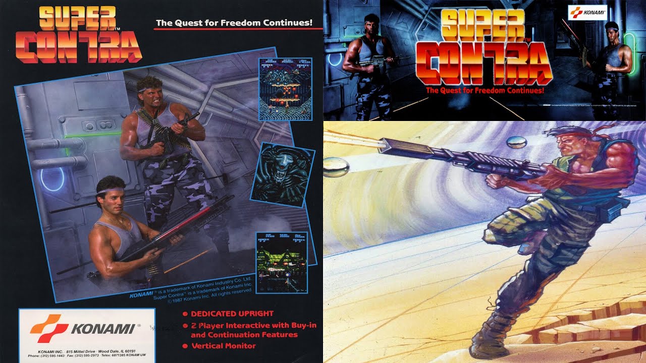 Super Contra - Lance Bean - Arcade Playthrough