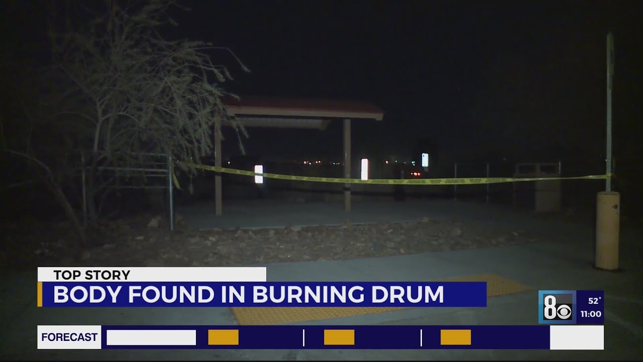 Henderson police: Woman's body found on fire inside metal drum
