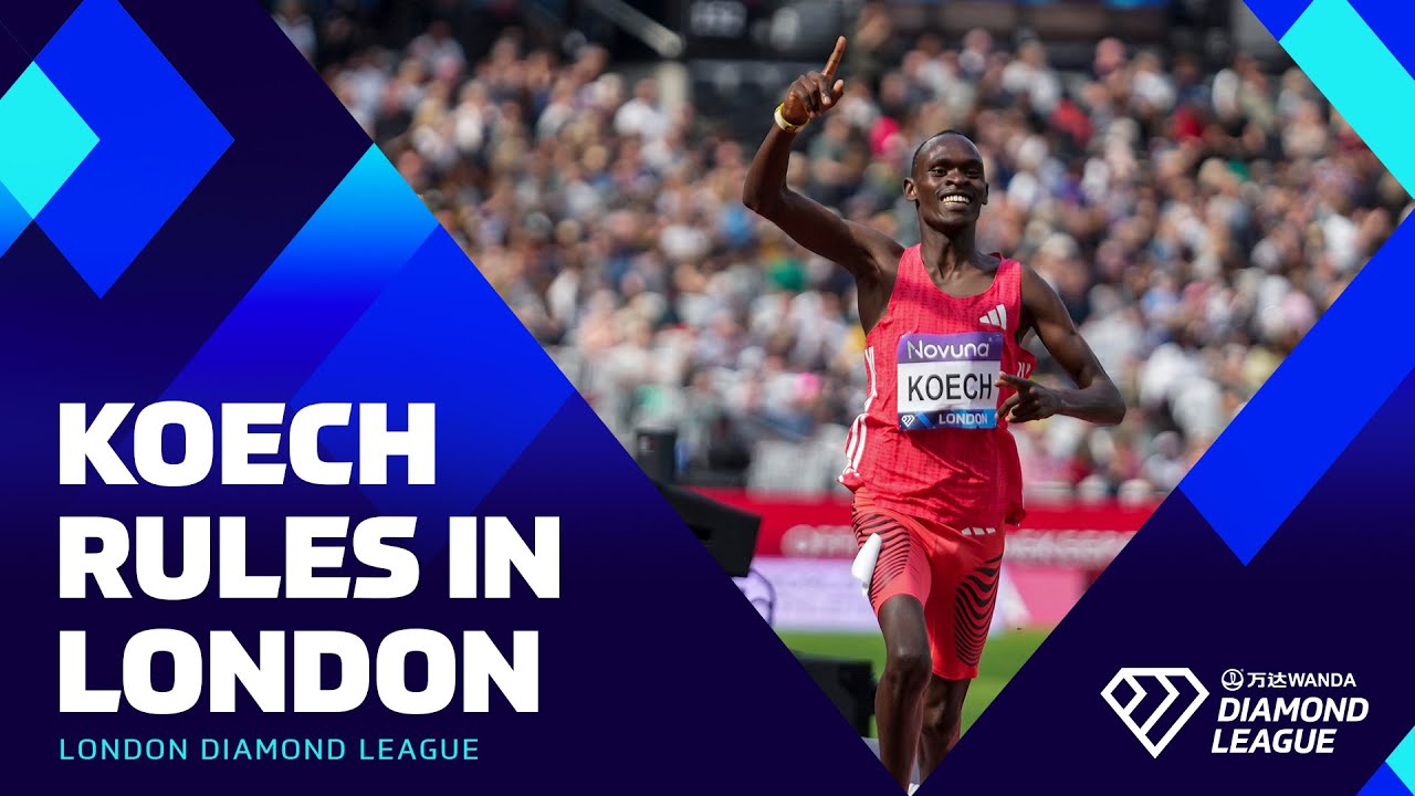 Koech beats home favourite Kerr to win 1500m in 3:23.82 | Wanda Diamond League