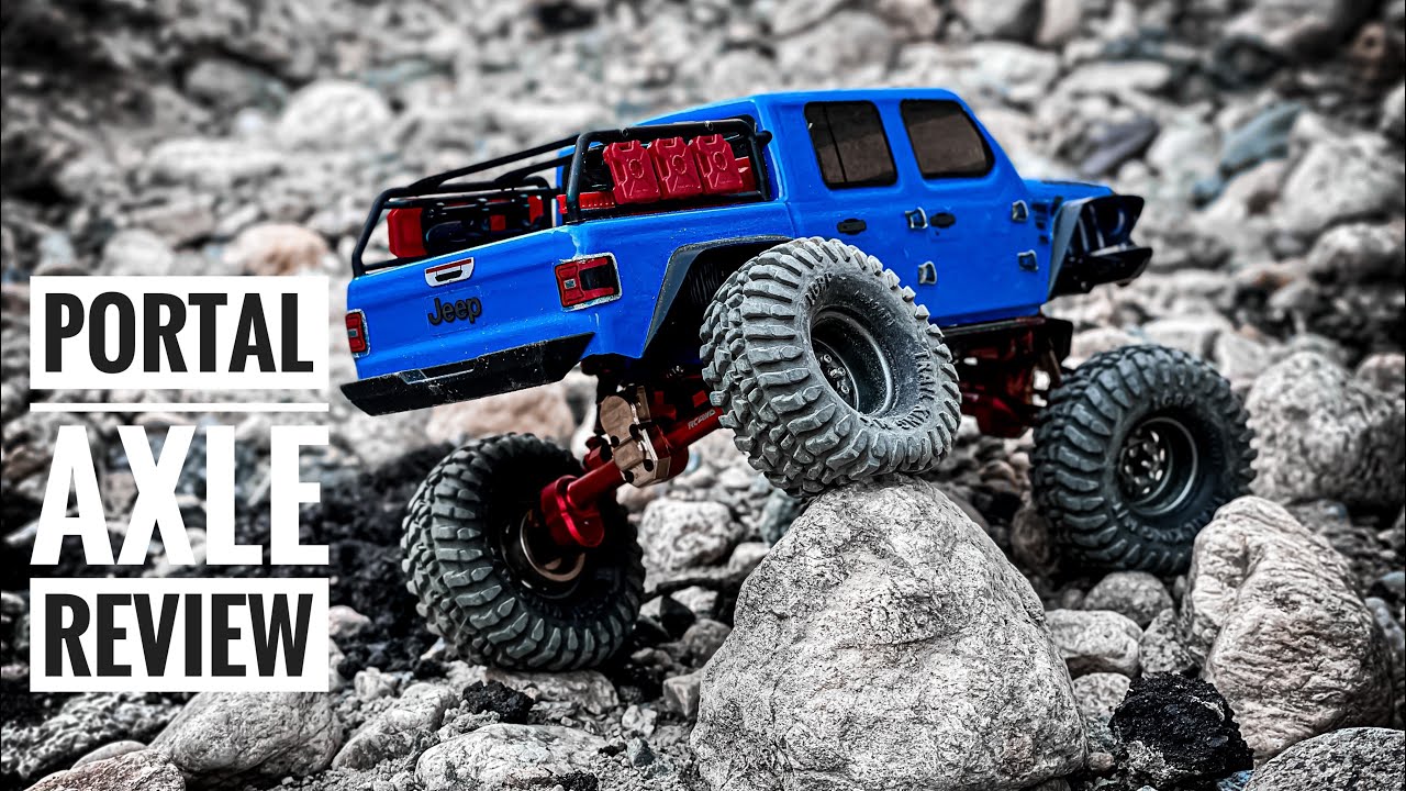 Portal Axles on the SCX24 - Worth the hype? Reviewing the RCAWD portal axles on the Gladiator