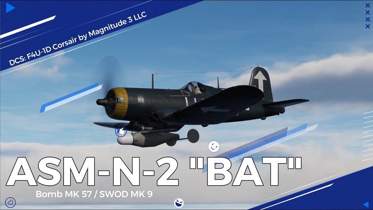 [ 4K60fps ] DCS World 2.9 | F4U-1D Corsair | ASM-N-2 