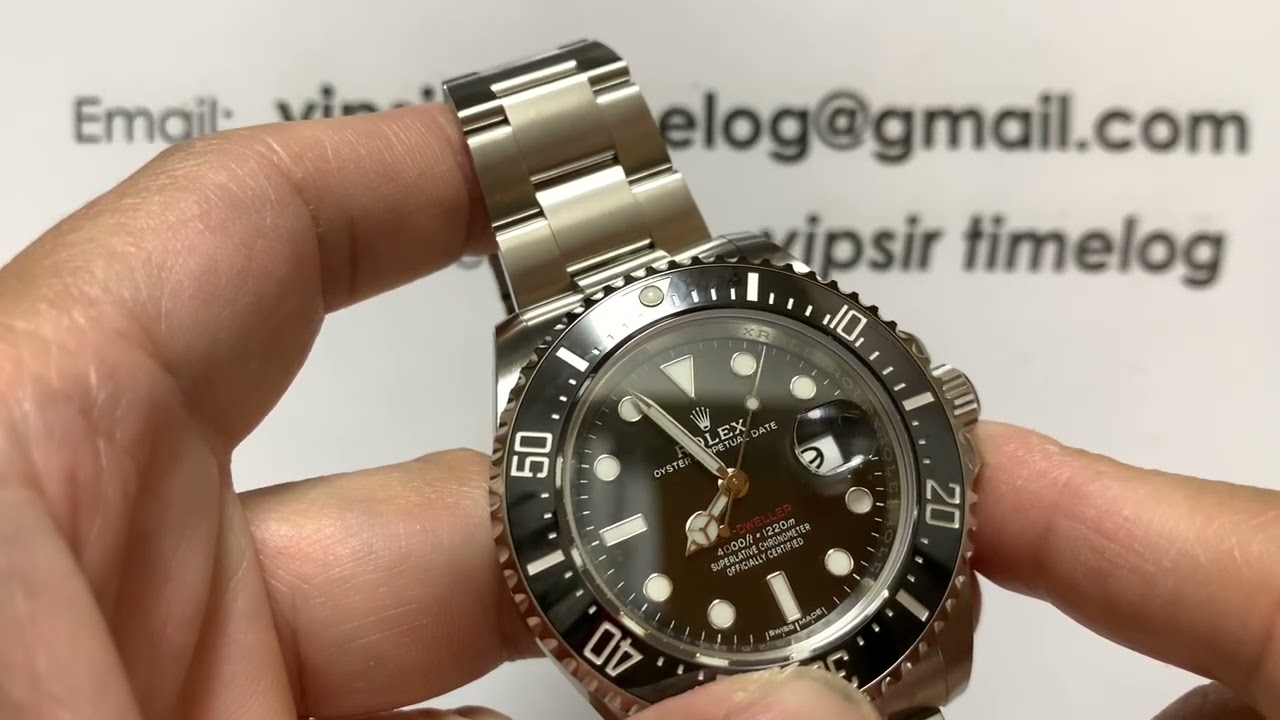 ROLEX SEA-DWELLER 126600 單紅 MARK 1 面盤