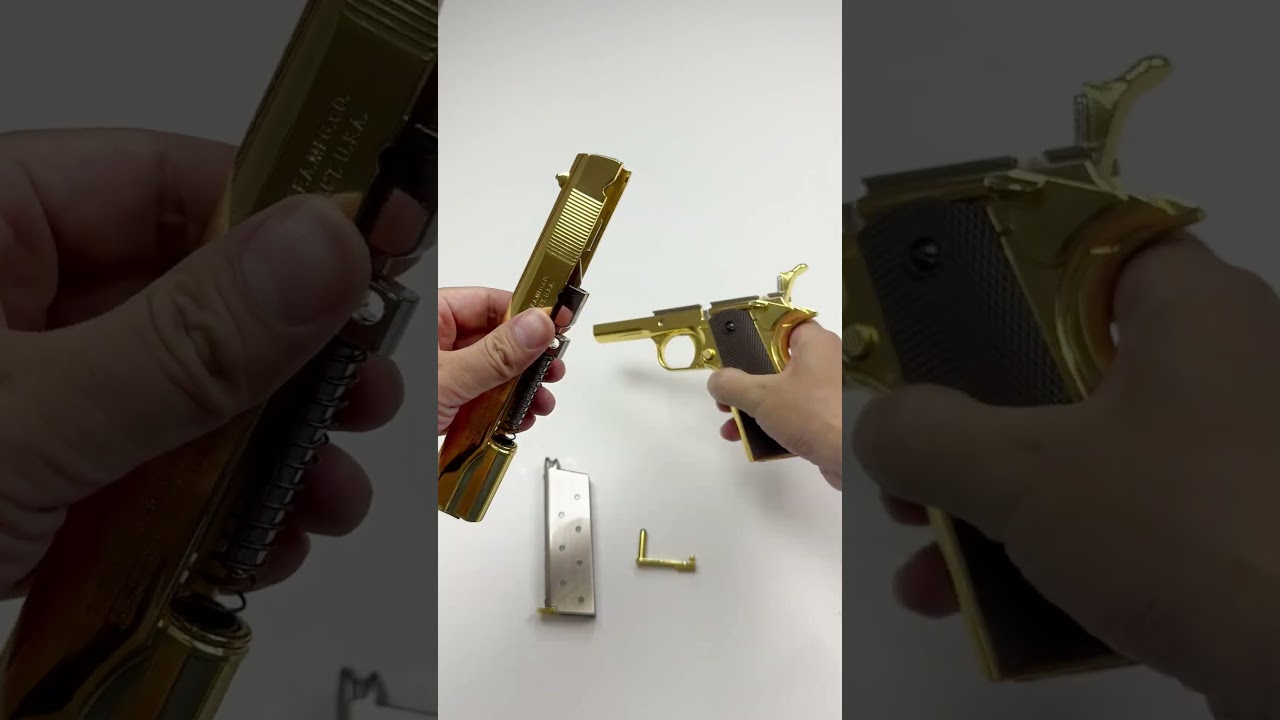 GOLD Colt 1911 ASSEMBLY Guide 🔧#GelBlaster #ToyGun #Toys #orbeez #airsoft