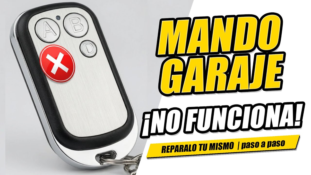 MANDO de GARAJE NO FUNCIONA | ✅ SOLUCIONADO