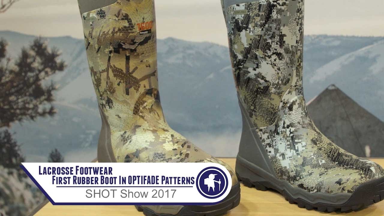 Lacrosse Footwear &ndash; First Rubber Boots in OPTIFADE Patterns &ndash; SHOT Show 2017