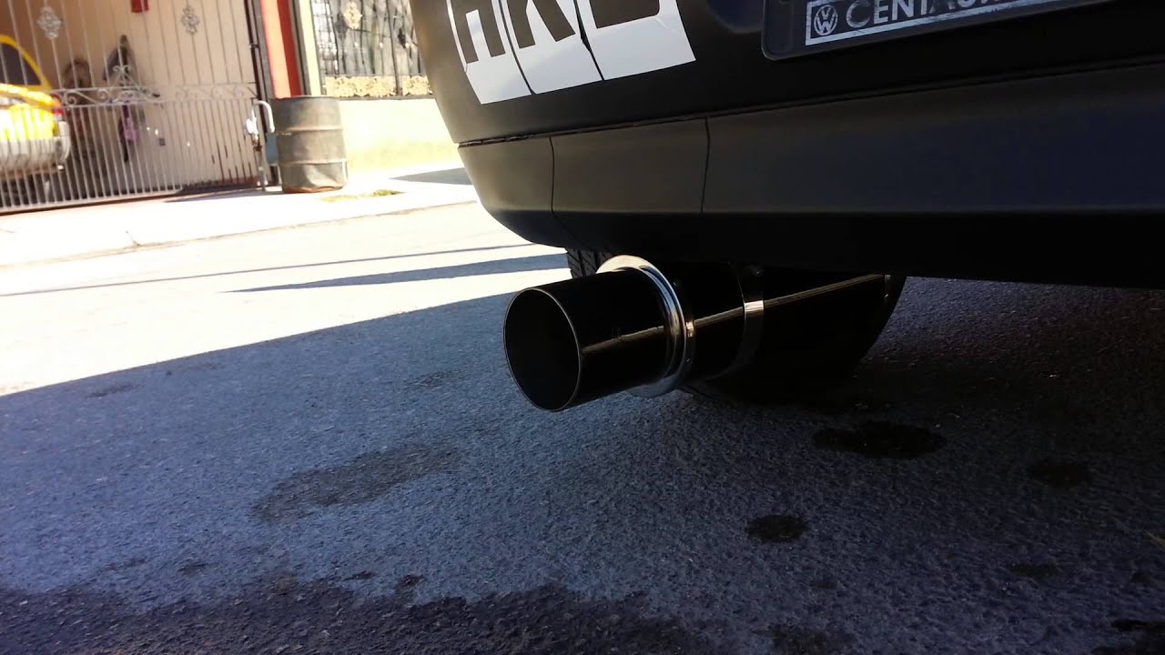 Escape de fibra de carbono en pointer (sound exhaust)