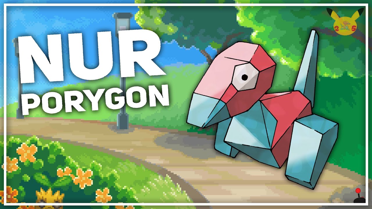 Kann ich nur mit Porygon Pokémon Kristall durchspielen?
