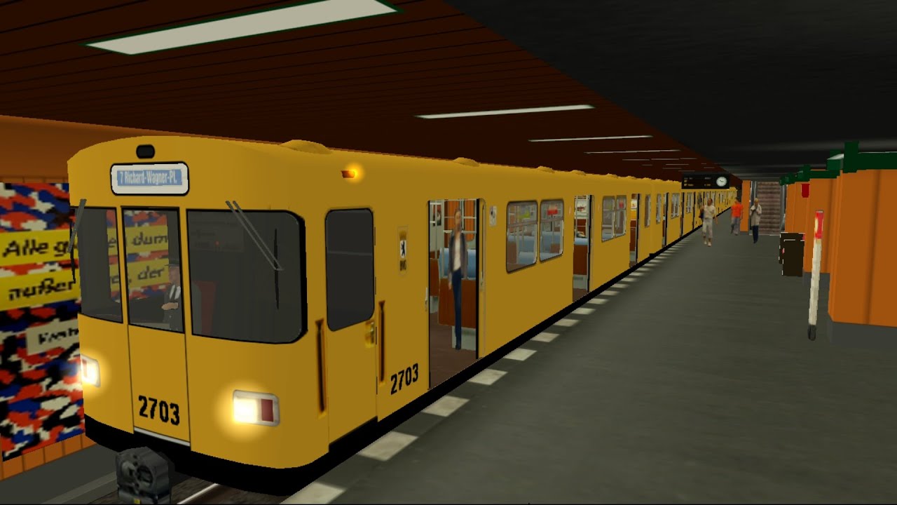 TRS 2004 U Bahn Berlin F79 Tradition U7 nach Richard-Wagner-Platz
