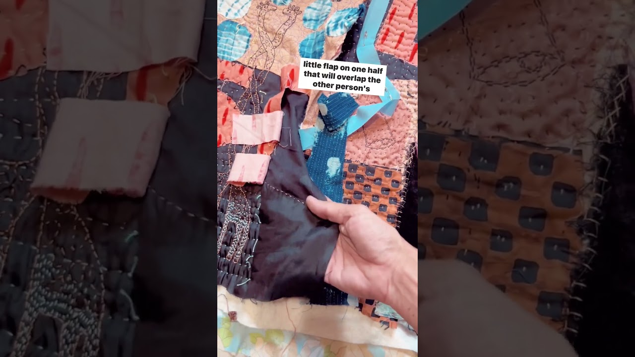 &uarr; Click to listen to learn more about the YES MORE PLEASE quilt on #SEAMSIDE #diy #quilt #diysewing