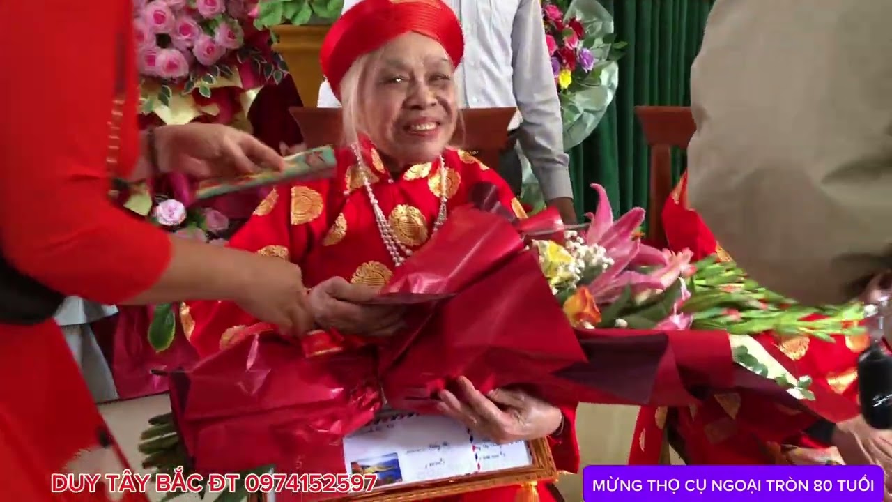 MỪNG THỌ CỤ NGOẠI TRÒN 80TUỔI