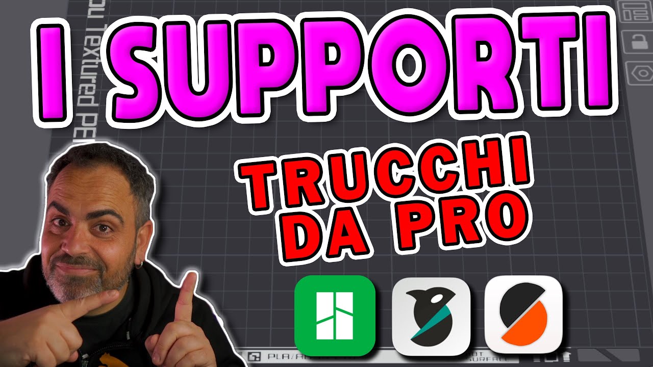 SUPPORTI STAMPA 3D: Guida completa ed approfondimenti per impostarli correttamente.