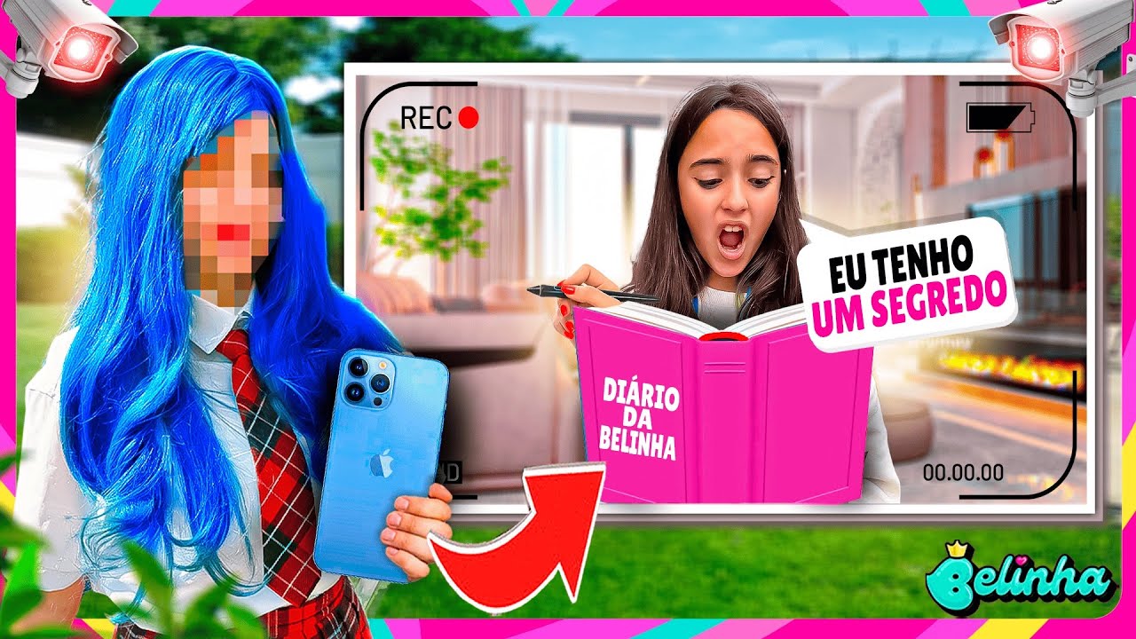 A MENINA QUE NÃO GOSTA DA BELINHA COLOCOU CÂMERAS NA NOSSA CASA PARA NÓS ESPIONAR (ZARA)