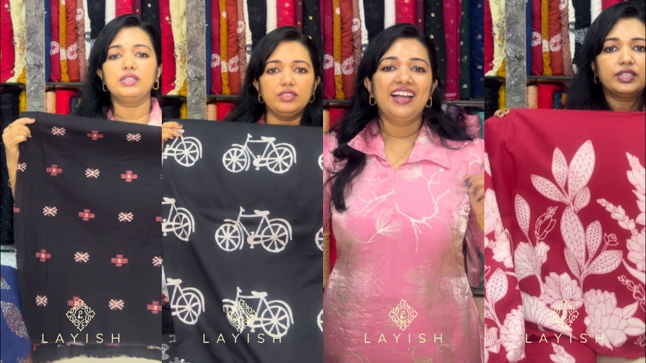 Latest Cotton Material Collections #layishdesignerhouse#design#new#onlineshopping#fyp#boutique