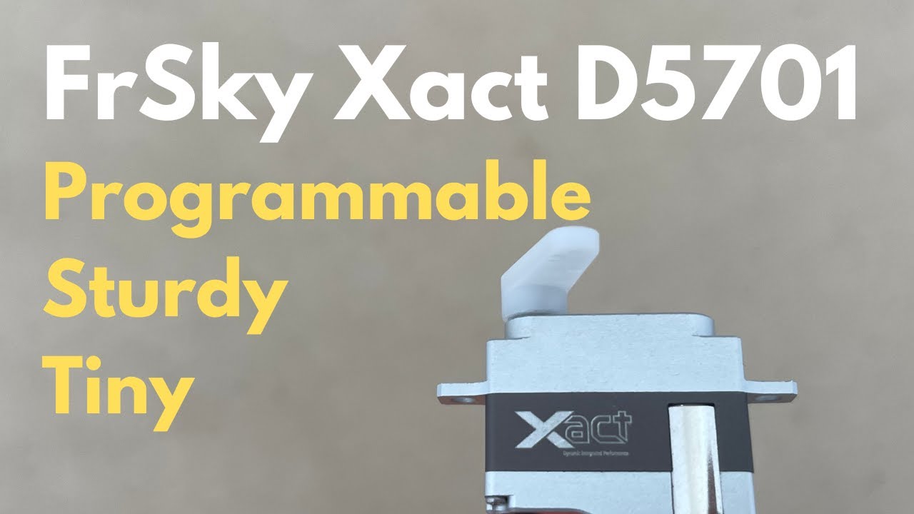 FrSky Xact D5701 - A Programmable DLG Servo