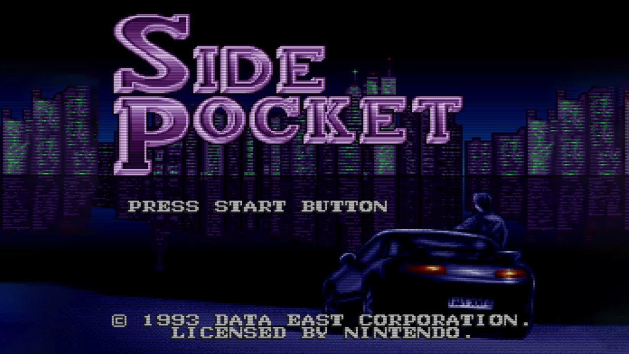 Side Pocket (SNES) 【Longplay】