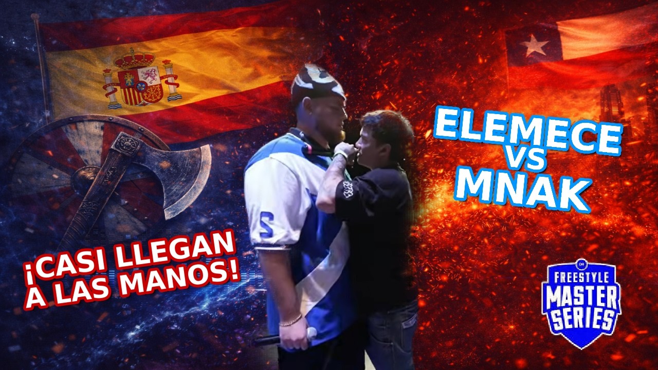 ¡CASI LLEGAN A LAS MANOS! 😱 El tenso cara a cara de ELEMECE vs MNAK | FMS Chile J4
