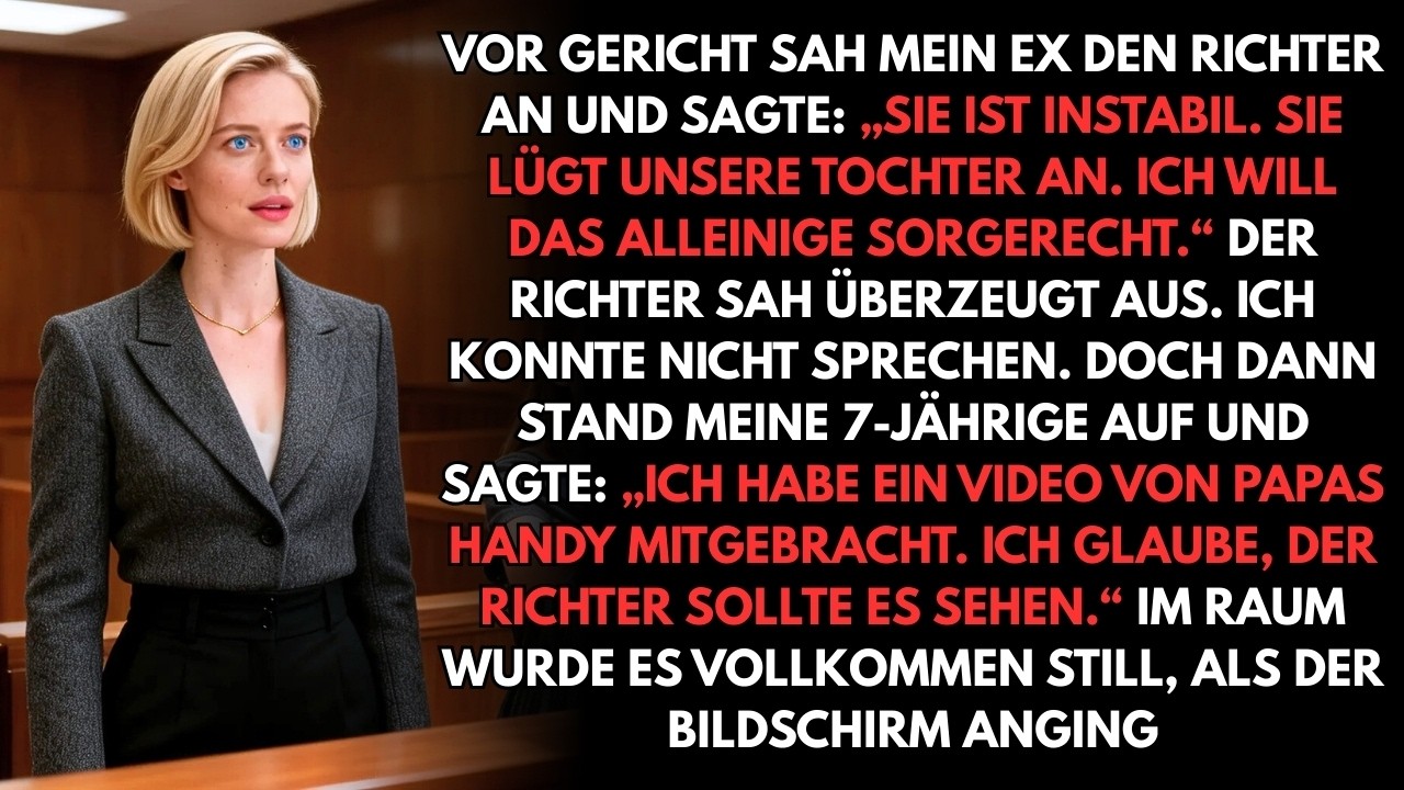Mein Ex nannte mich vor Gericht verrückt – dann spielte meine 7-jährige Tochter ein Video ab