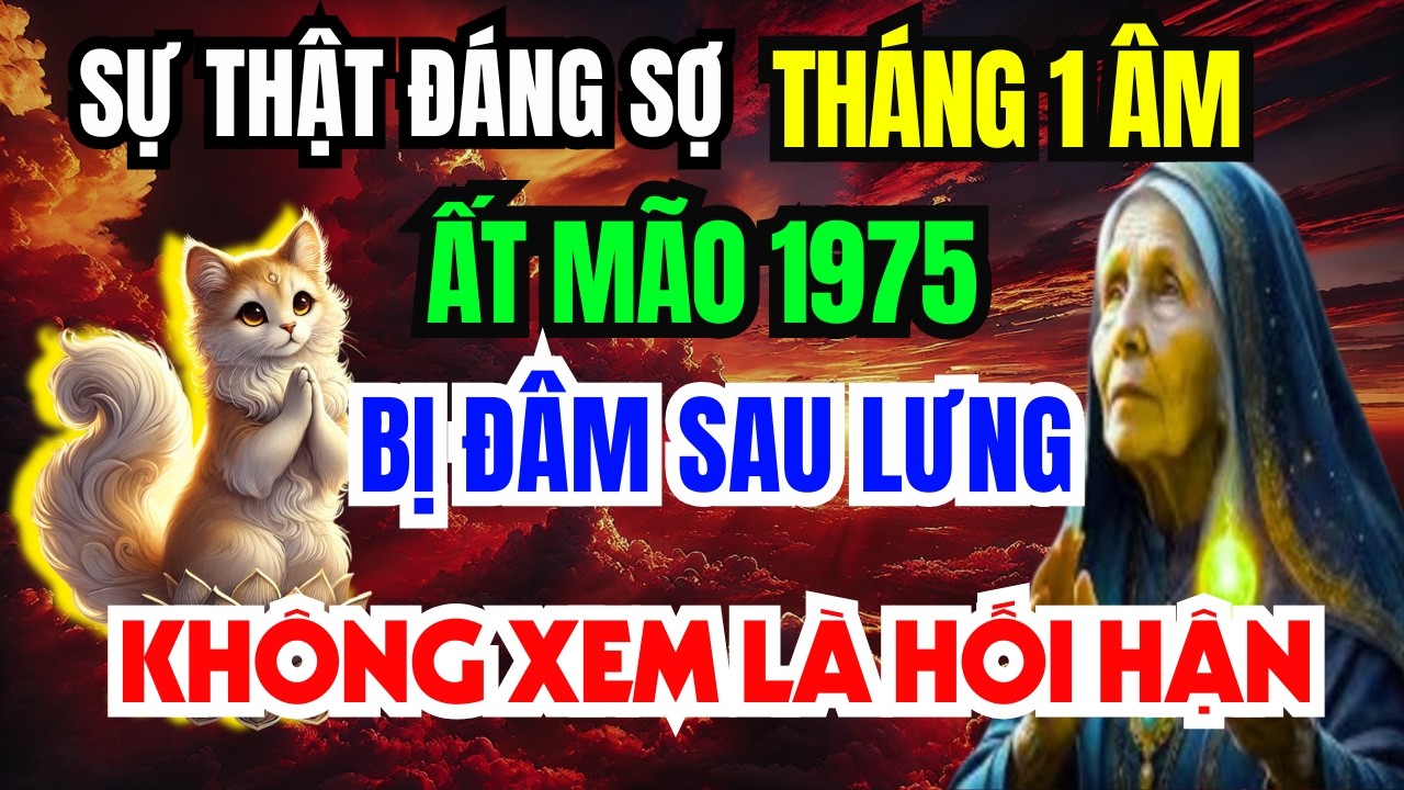 THẦY PHÁP HÒA KHAI THỊ: Ất Mão 1975 T1 ÂL Trả Nghiệp Âm, Bị Hãm Hại Ngầm, Sai 1 Bước Ân Hận Cả Đời