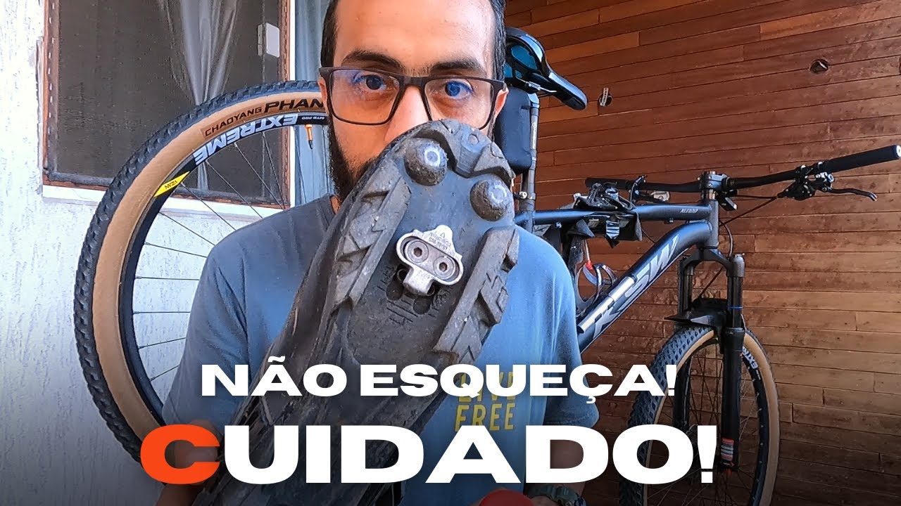 Pedal Clip Shimano Pd-m520 Cuidados! SAPATILHA e TAQUINHO