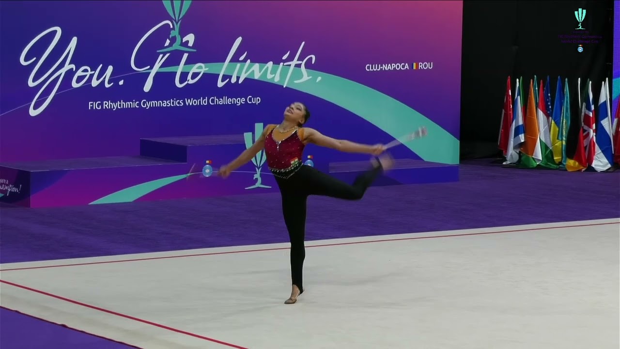 IND KARLE Kimaya Clubs Seniors FIG RG WCCup Cluj Napoca 2025 #RhythmicGymnastics