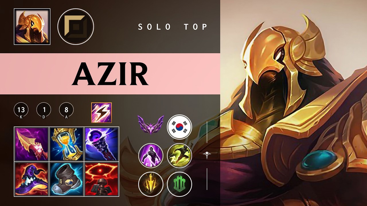 Azir Top vs Ambessa - KR Master Patch 26.04