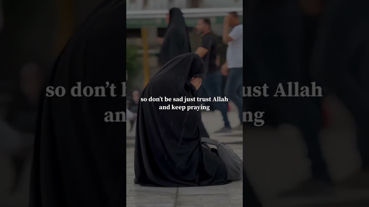 Ya Allah, ease the pain... always trust Allah SWT 