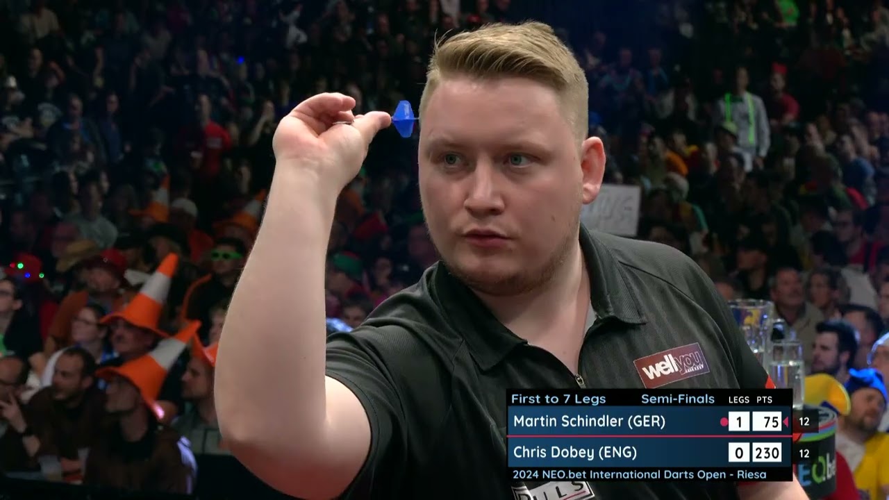 Martin Schindler vs. Chris Dobey |  Full Semi-Final | NEO.bet International Darts Open 2024