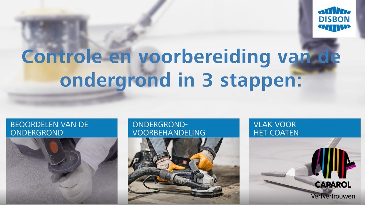 Caparol how-to: Disbon instructievideo voorbereiding van de ondergrond