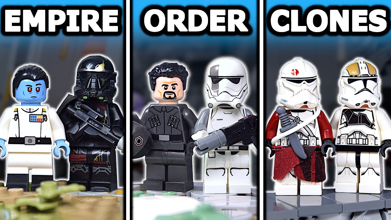Я построил базы LEGO Star Wars&hellip;