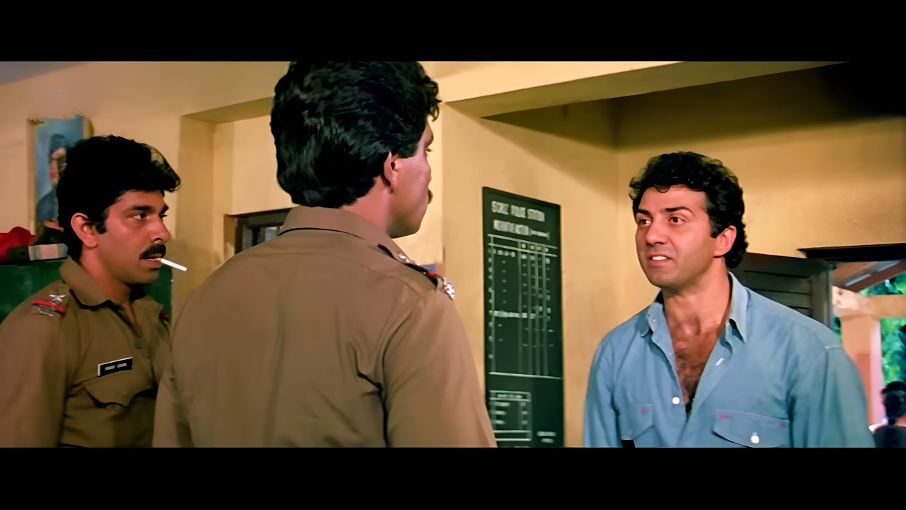 झक मारती है पुलिस उतार फेंक दो ये वर्दी और गले में डाल लो नेता का पट्टा | Sunny Deol | Ghayal Movie