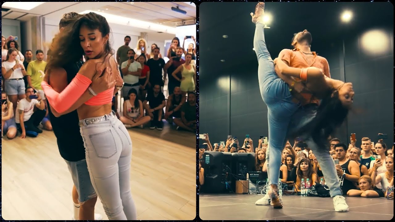Bachata Dance Musicality Demonstration | Si Te Preguntan | Luis y Andrea vs Marco y Sara