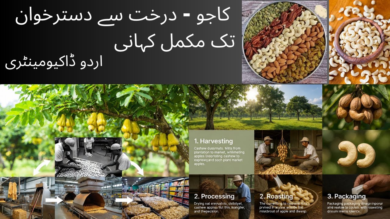 کاجو کا سفر: درخت سے دسترخوان تک | Cashew Nut Documentary in Urdu/Hindi