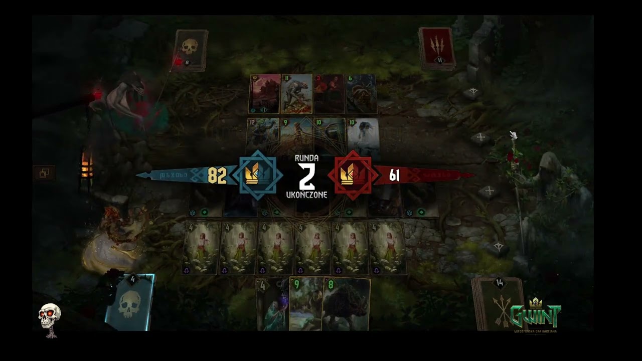Gwent - 4 Gry Rankingowe (Short) " Przeciwnik wyszedł z gry"