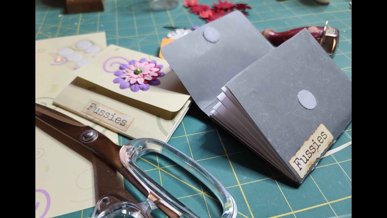 Fussies Ephemera Holder - Accordion File Folder Envelope Booklet