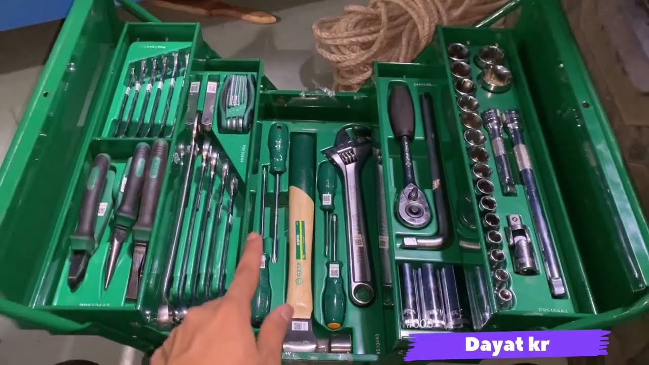 Unboxing tool box SATA, 3JUTAan lebih bagus dari Tek***