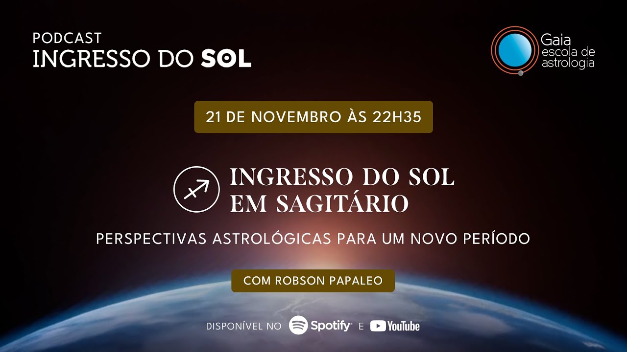INGRESSO DO SOL EM SAGITÁRIO 2025