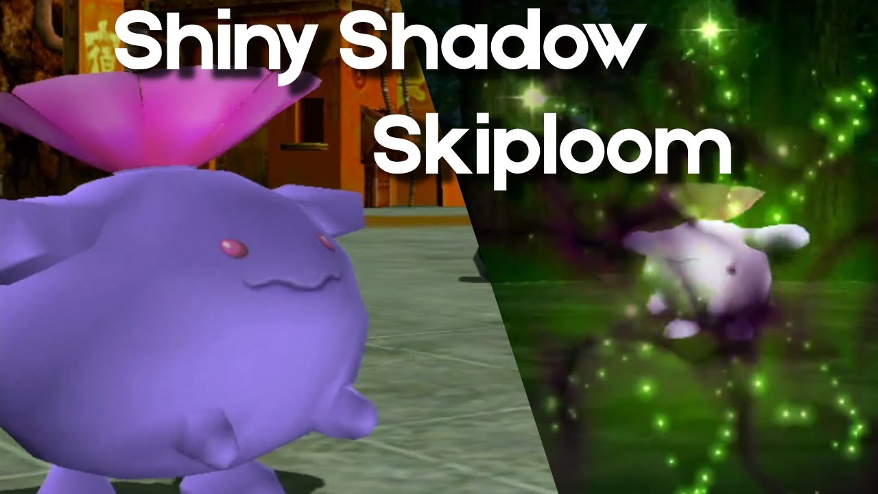 LIVE Shiny Shadow Skiploom in Pokemon Colosseum + Purification and Evolution