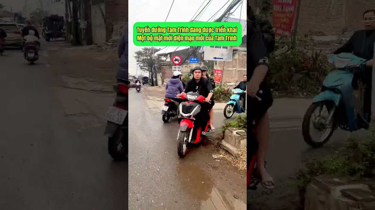 Tuyến đường Tam Trinh đang thay da đổi thịt từng ngày #new #bds #thitruongbatdongsan #hanoi #tintuc 