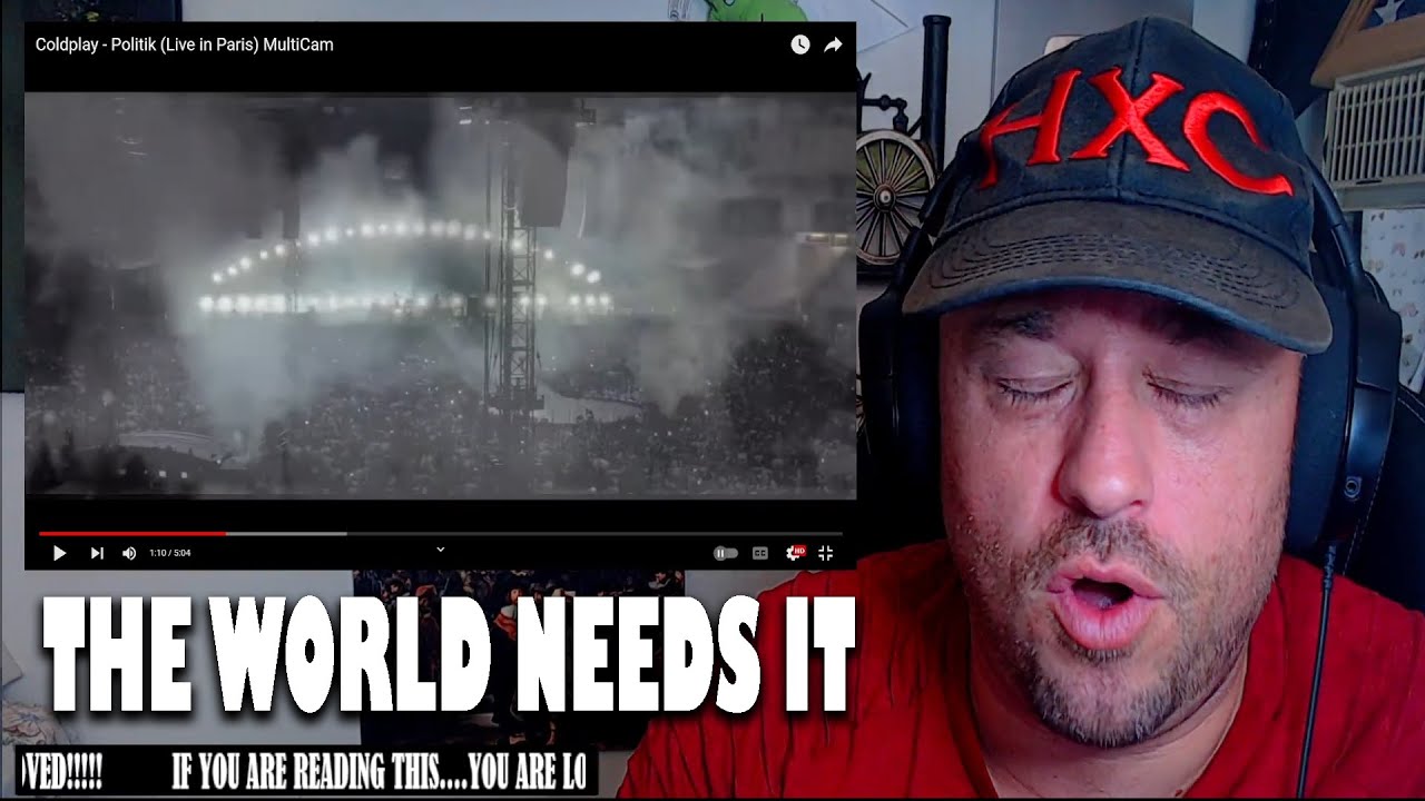 Coldplay - Politik (Live in Paris) MultiCam REACTION!