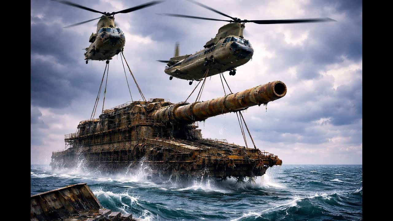 Reviving the Monster Restoring the World War II Schwerer Gustav Railway Gun from the Seabed