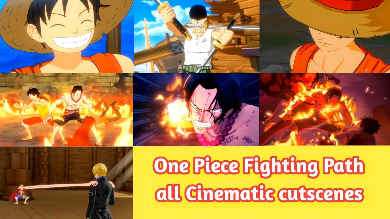 One Piece Fighting Path all Cinematic cutscenes 2023