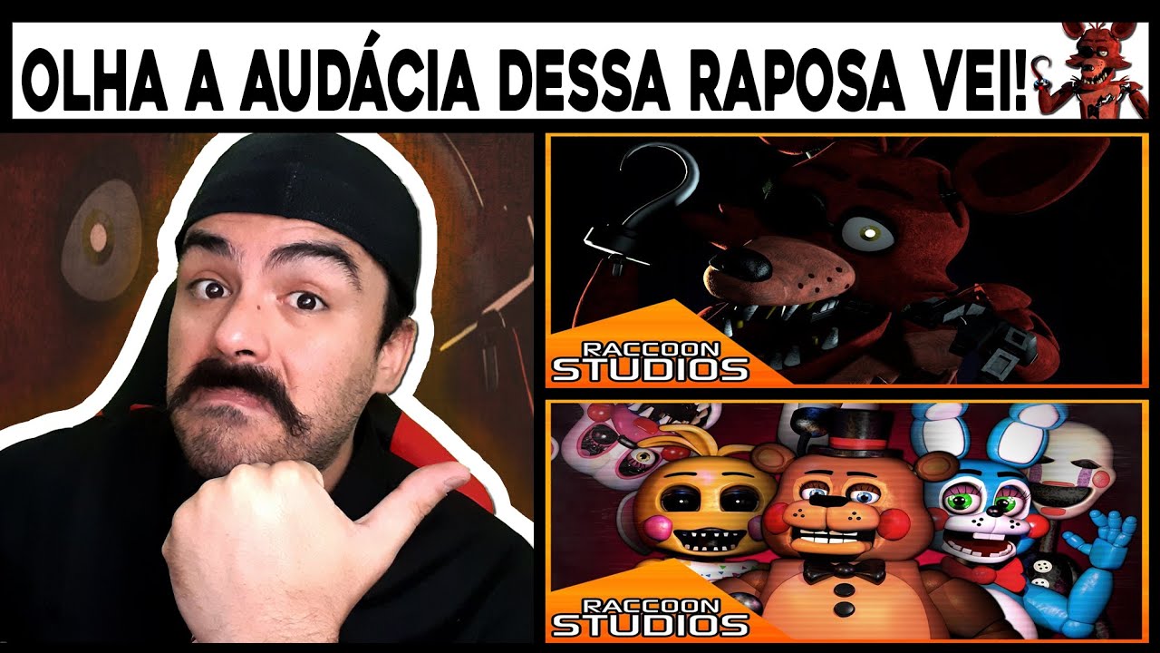 REACT - Jimmy Maximus / FOXY SONG - Me Deixe Entrar / FNAF 2 Song - Sobreviva À Noite
