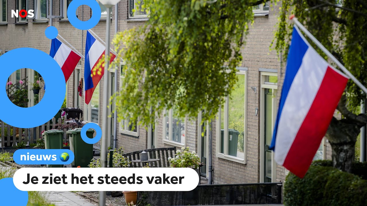 Waarom hangen mensen de vlag ondersteboven?