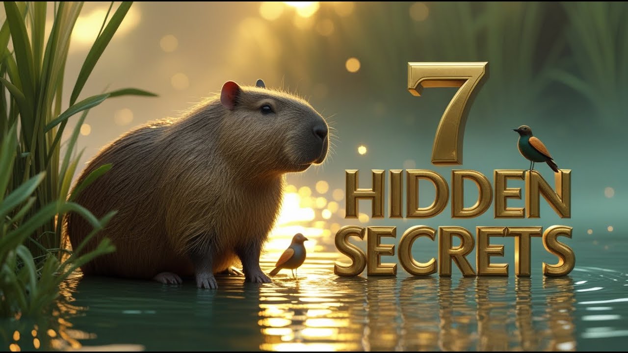 Capybara 7 Hidden SECRETS of the World's Chillest Animal | Wild School 3D