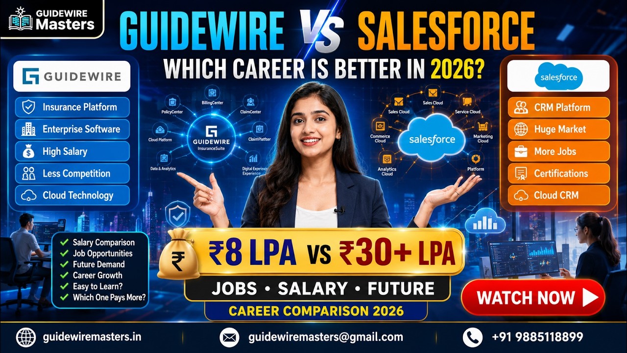 Guidewire vs Salesforce | Which Career is Better in 2026? Salary, Jobs & Future