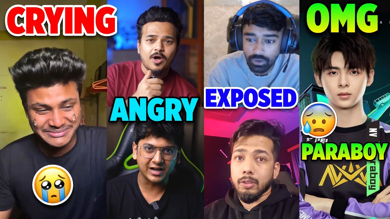 CRYING on Live..🥺 EXPOSED & ANGRY?🥵 PARABOY in Trouble!😱 Neyoo,Scout,8bit Thug,Bgmi,Mortal,Soul,GodL