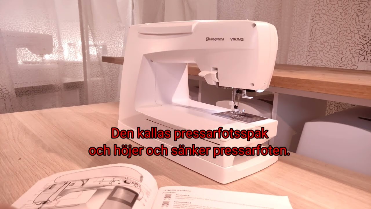 Lär dig sy - att använda instruktionsboken till Husqvarna Viking Opal 650