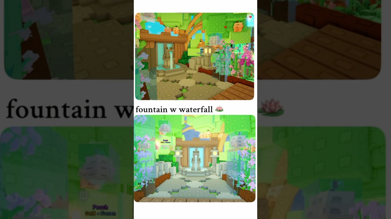 grow a garden build ideas! #roblox #growagarden