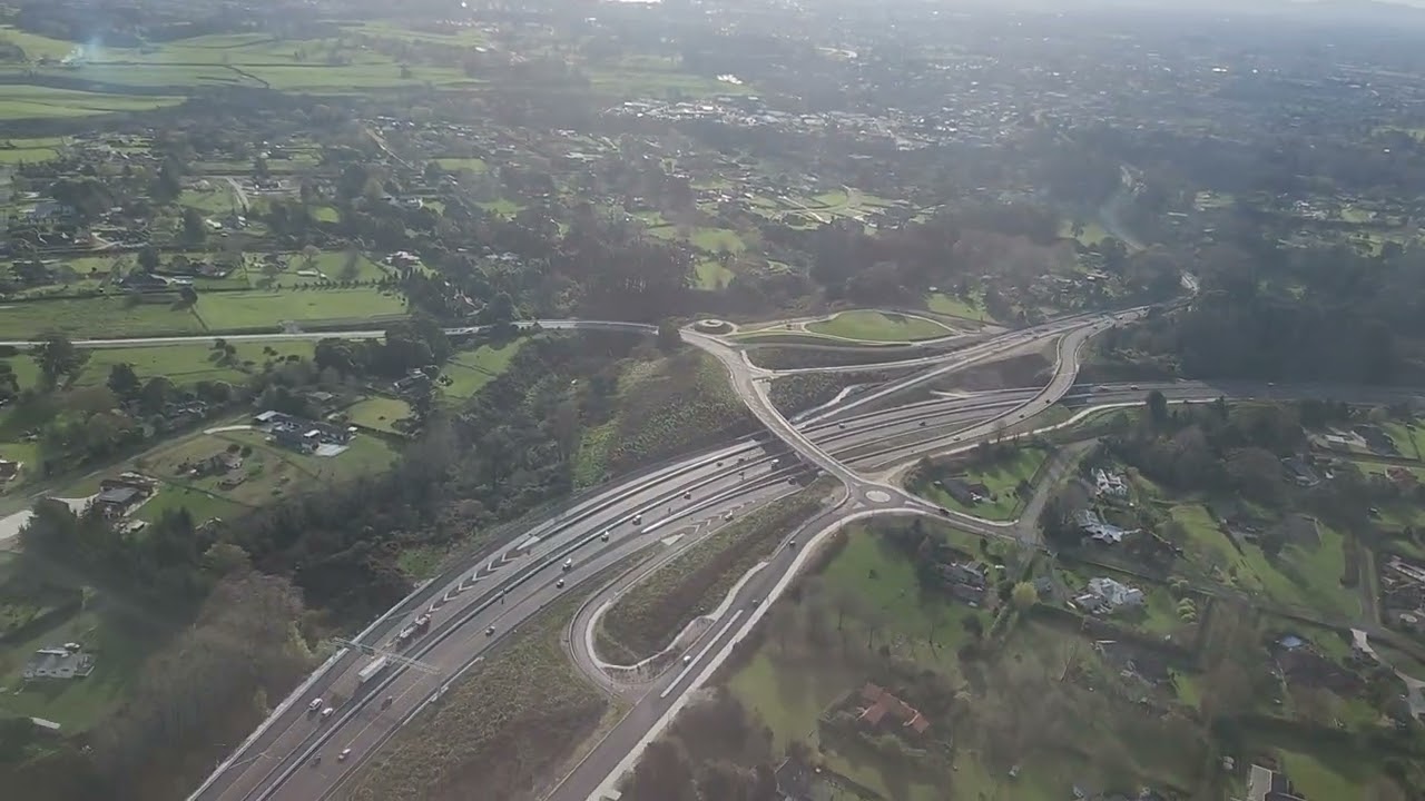 Landing at Hamilton Airport New Zealand